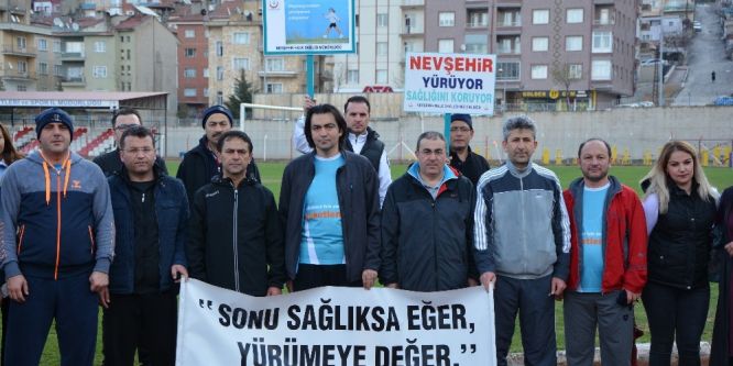 Nevşehir’de dünya sağlık günü yürüyüşü düzenlendi
