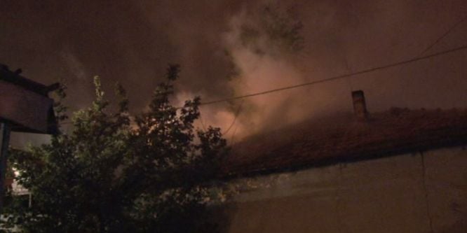 Başkent’te gece yarısı korkutan yangın