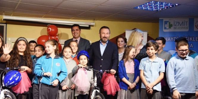 695 öğrenci daha bisiklete kavuştu