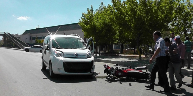 Çan’da trafik kazası: 1 yaralı