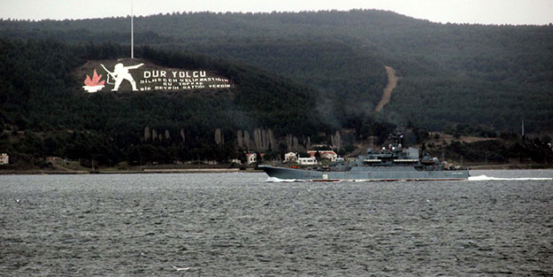 'Ceasar Kunikov' Boğaz'dan geçti