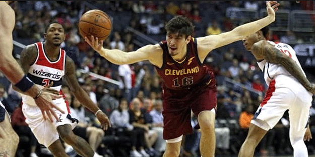 Cedi Osman'dan Wizards potasına 12 sayı