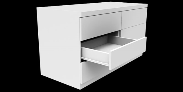 Çekmeceler çok işlevsel