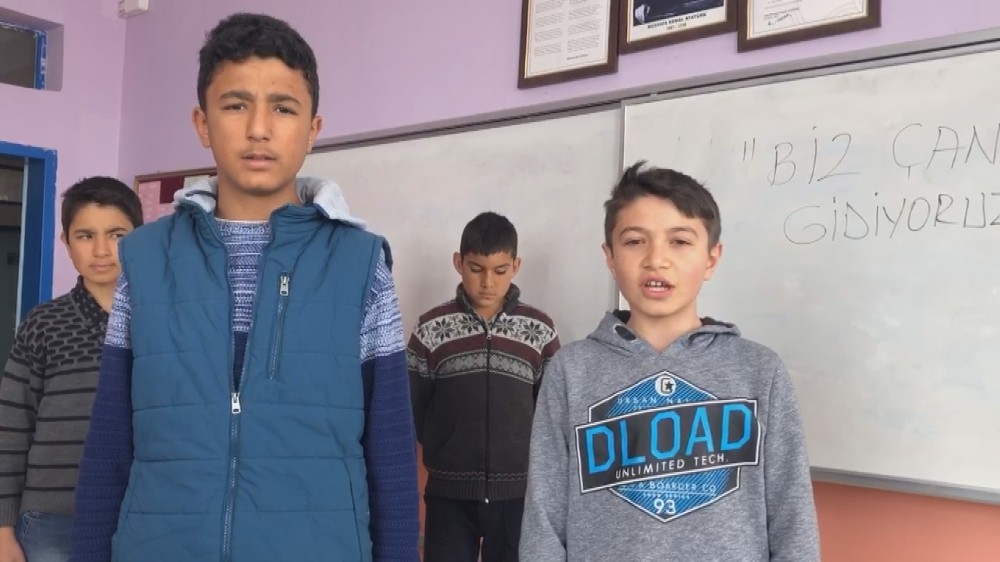 Çektikleri filmle Çanakkale kahramanlarını canlandırdılar 
