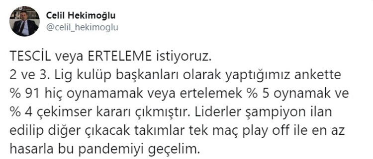 Celil Hekimoğlu: 