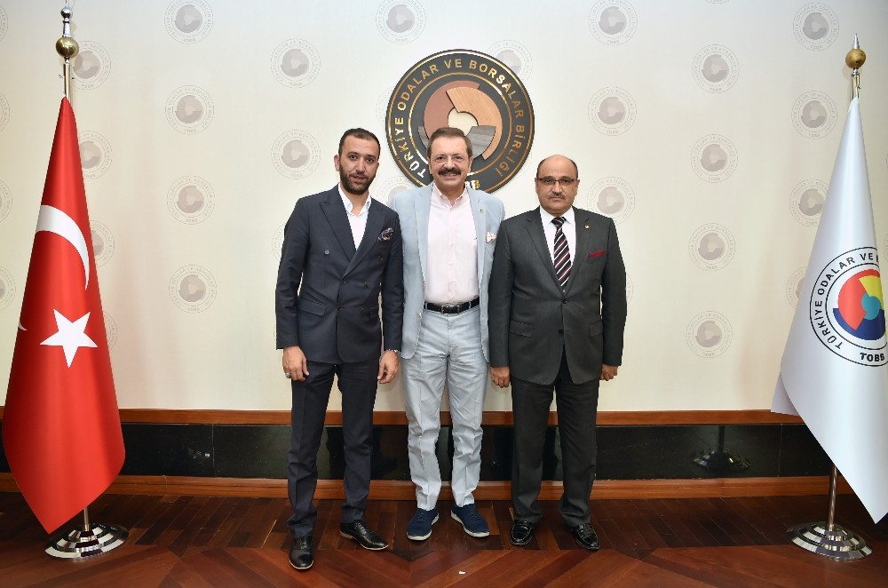 Celkanlı’dan TOBB Başkanı Rıfat Hisarcıklıoğlu ziyaret 