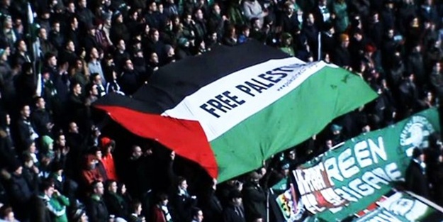 Celtic taraftarı Gazze'ye sahip çıktı!