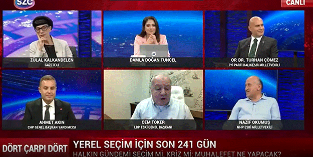 Cem, Kemal'i topa tuttu! Sözcü TV'deki yorumcuların rengi attı