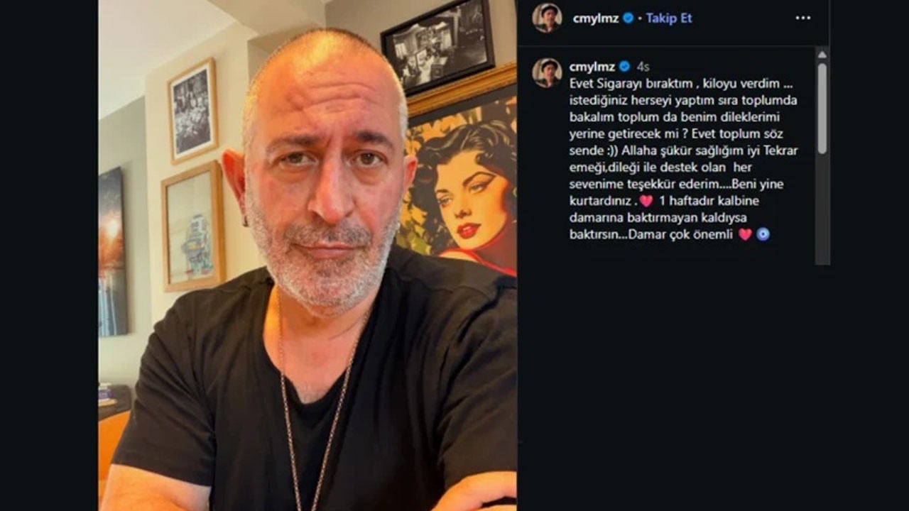 Cem Yılmaz son halini paylaştı! Bir deri bir kemik kaldı