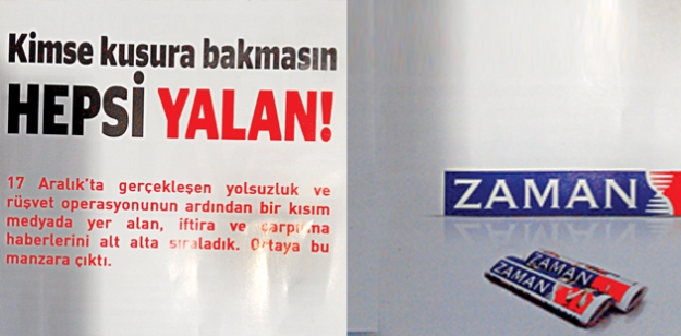 Cemaatçilerden broşürlü baskı