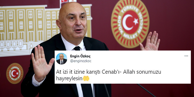 'Cenab-ı Allah' diyen Engin Özkoç'a CHP'lilerin 'haklı' isyanı!