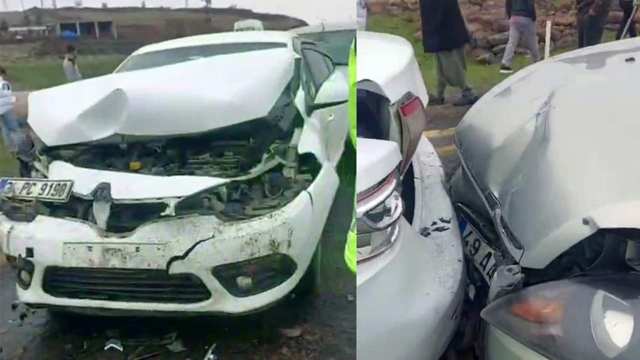 Cenaze konvoyunda kaza: Yaralılar var