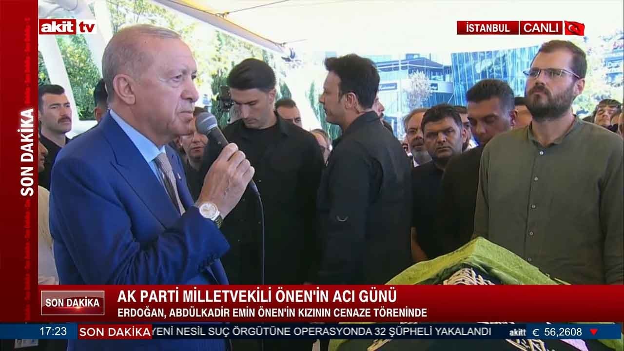 Cenaze namazına Başkan Erdoğan da katıldı! Ak parti milletvekili Önen’in acı kaybı