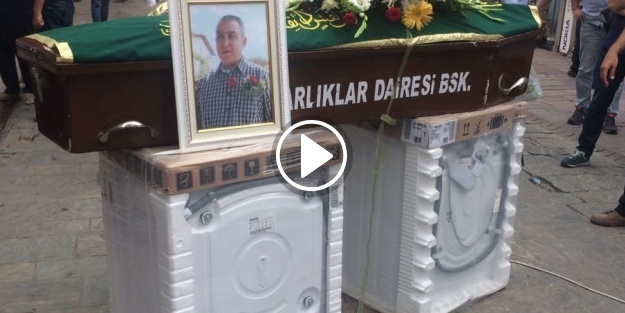 Cenazesi iki çamaşır makinesinin üzerine konuldu