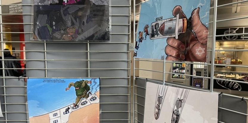 Cenevre Üniversitesi öğrencileri, Filistin'e destek için fotoğraf sergisi açtı