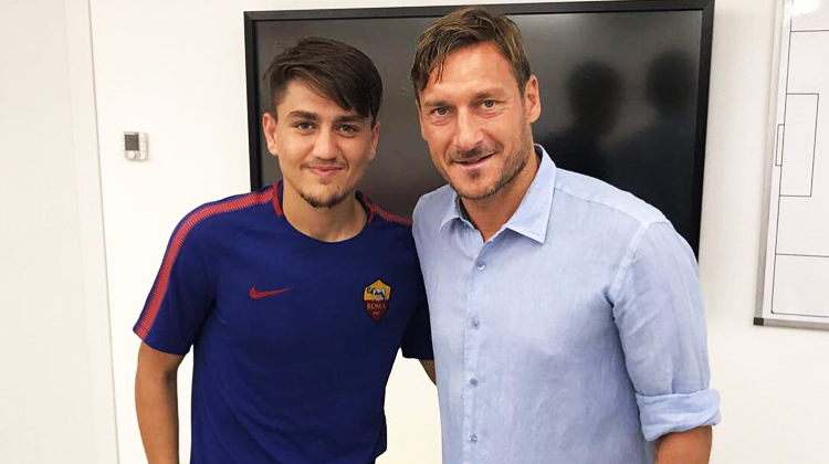Cengiz, Totti ile karşılaşmasını anlattı