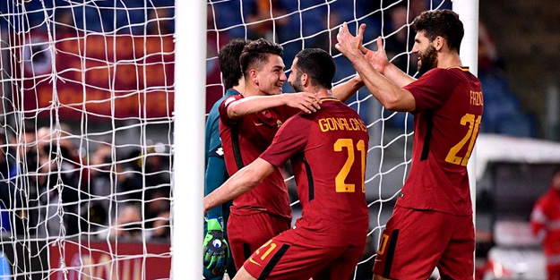 Cengiz Ünder attı, Roma kazandı