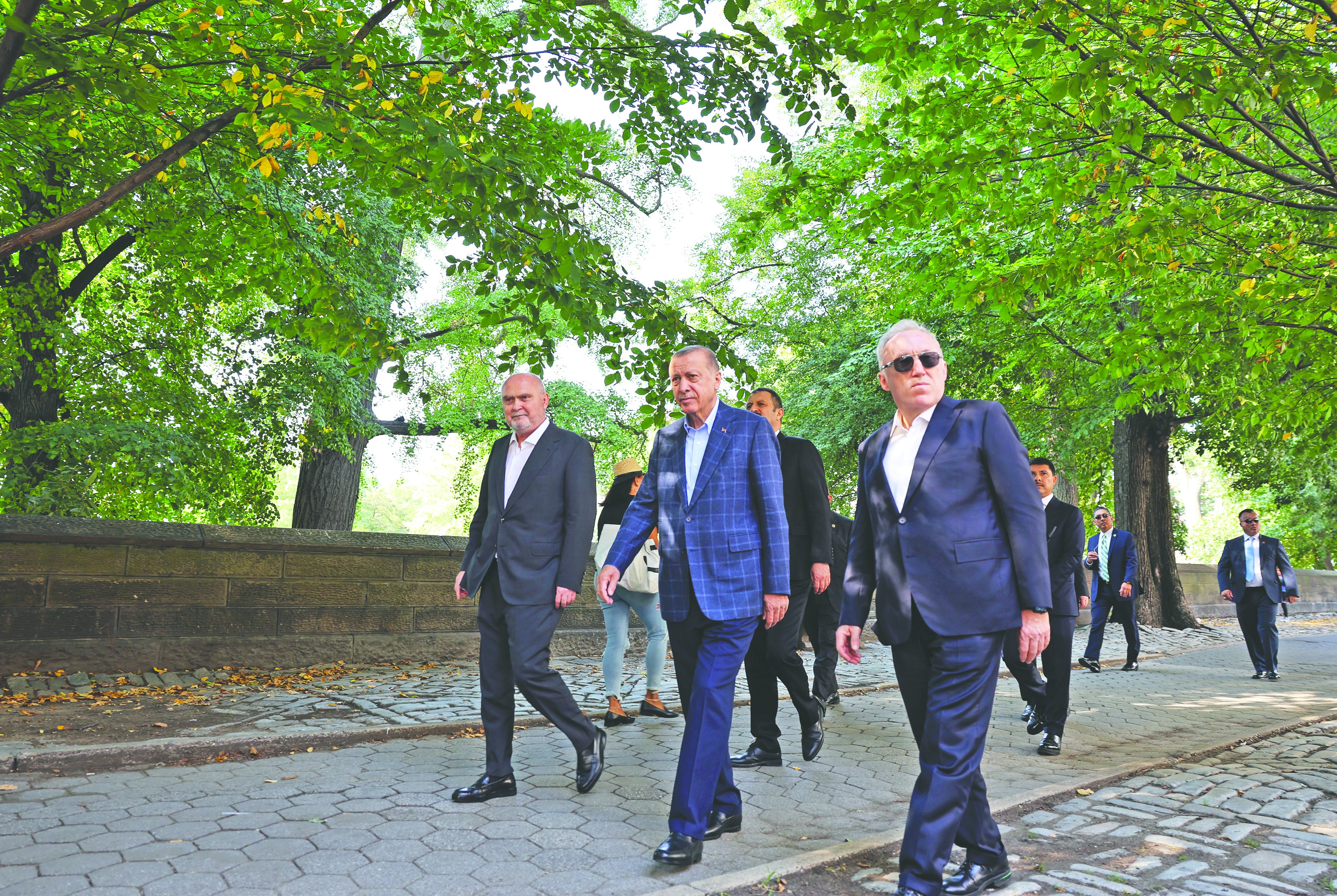 Central Park’ta bir dünya lideri