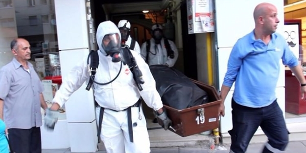 Cesedi ancak böyle çıkarabildiler