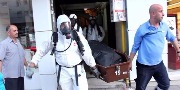 Cesedini ancak böyle çıkarabildiler!