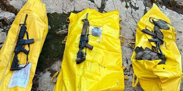 Ceset torbasına girmek istemeyen teröristler teslim oldu