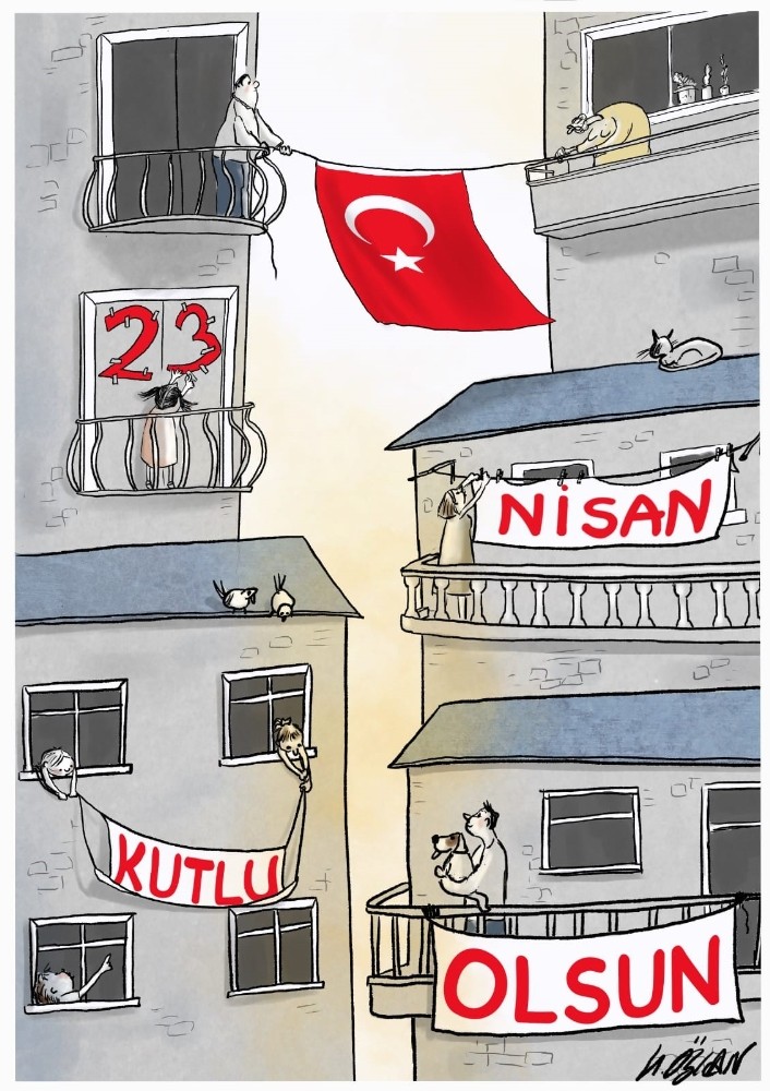 Çeşme 23 Nisan’ı balkonlardan coşkuyla kutlayacak 