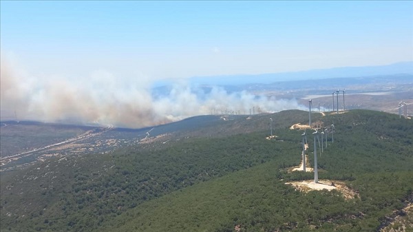 Çeşme orman yangını son durum