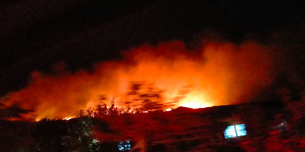 Çeşme'de korkutan yangın! Rüzgarın etkisiyle büyüdü