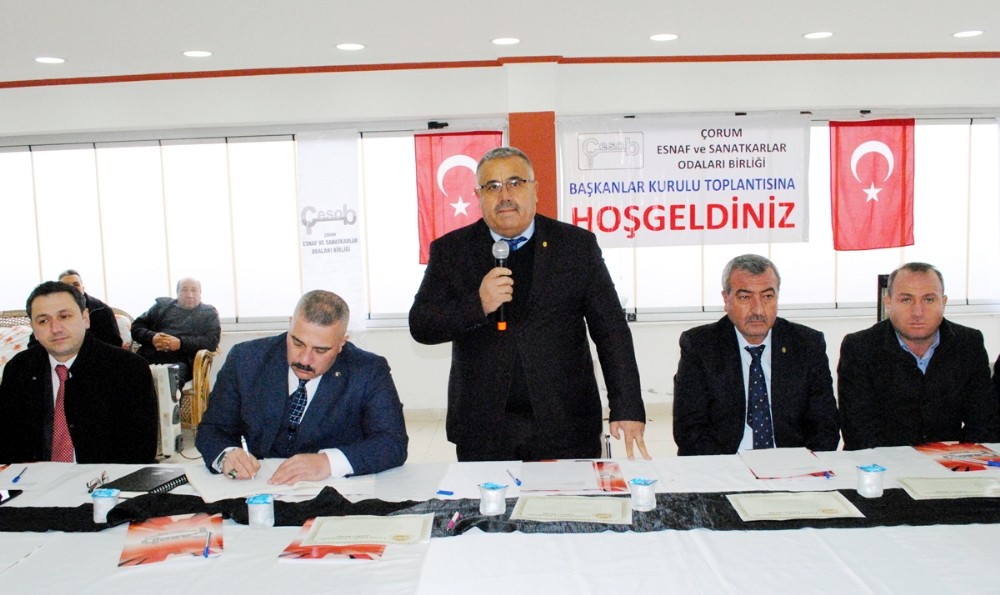 ÇESOB Başkanlar Kurulu İskilip’te toplandı 