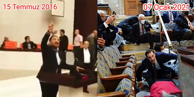 Cesurlar ve korkaklar zor günde belli olur! İki fotoğraf arasında farkı bulun