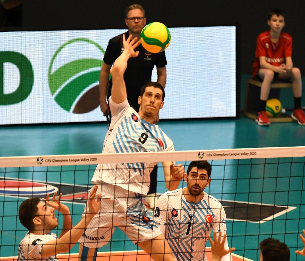 CEV Erkekler Şampiyonlar Ligi: Greenyard Maaseik: 3 - Halkbank Ankara: 1 