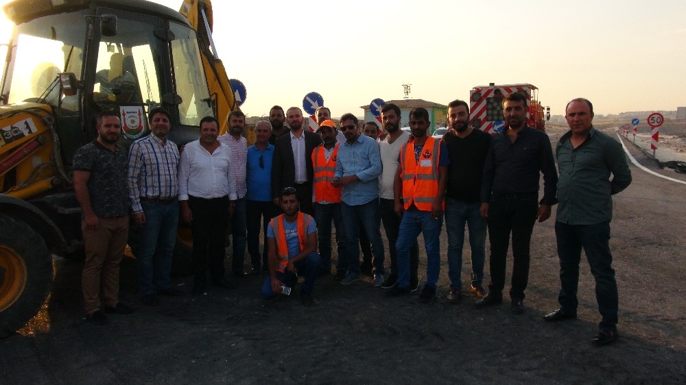 Çevik kuvvet köprülü kavşağı trafiğe açıldı 