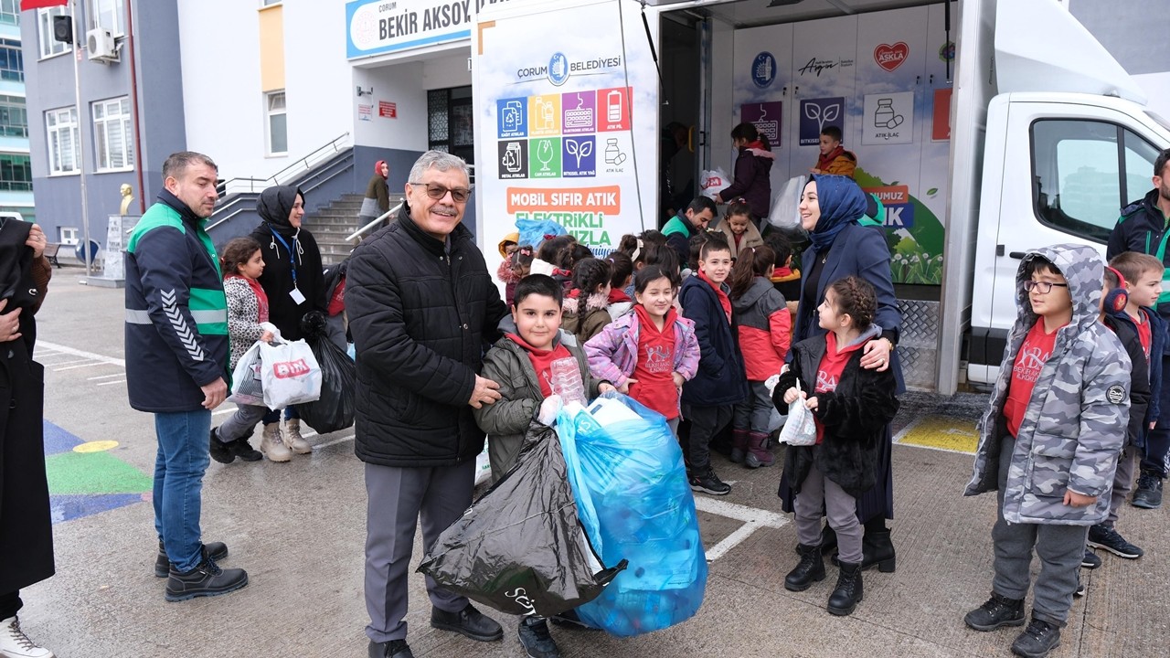 Çevre dostu “Mobil Sıfır Atık Aracı” hizmette
