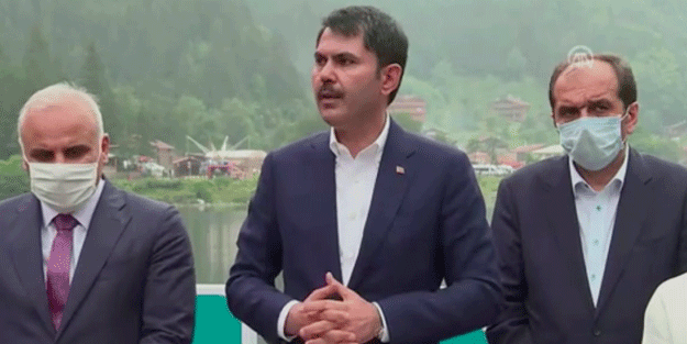 Murat Kurum'dan Uzungöl açıklaması