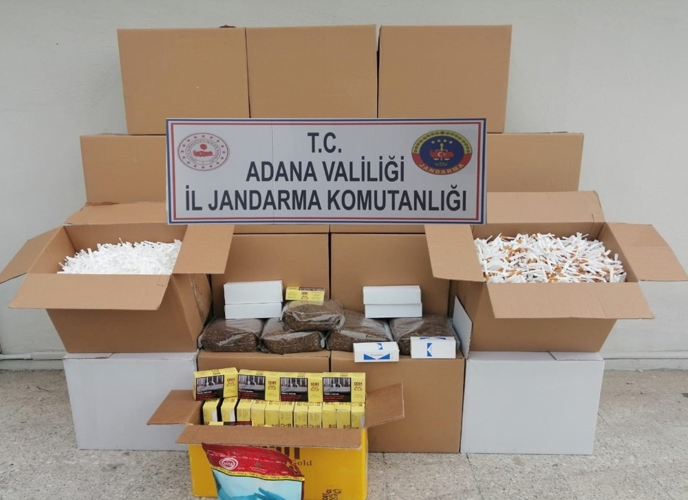 Ceyhan’da tütün mamülü operasyonu 