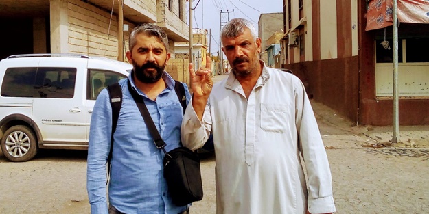 Ceylanpınar sakinlerinden hainlere bozkurtlu gönderme