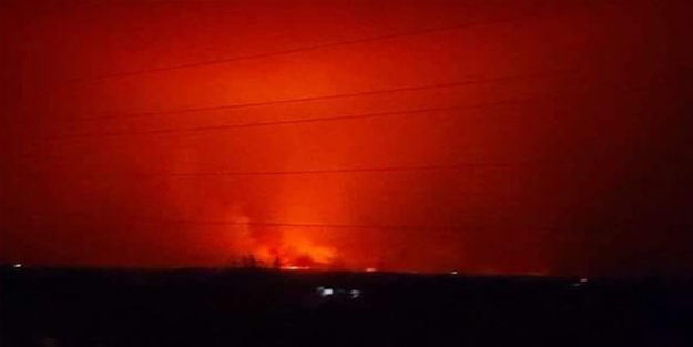 Ceylanpınar TİGEM'e ait ekili arazide yangın!