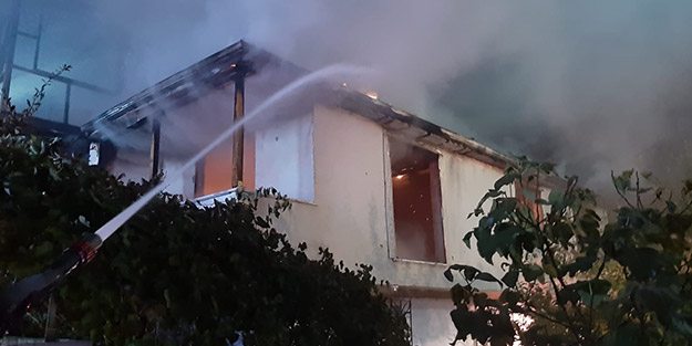 Ceza alan kayınpeder, gelininin evini yaktı