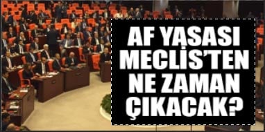 Ceza indirimi af yasası ne zaman çıkacak, af eylül’de mi çıkacak? Genel af ceza indirimi son durum
