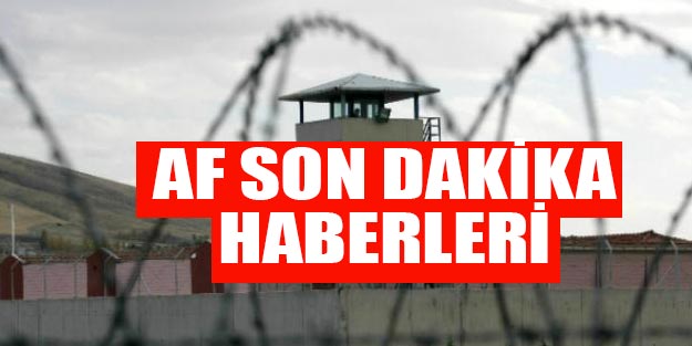 Ceza indirimi af yasası ne zaman çıkar genel af son dakika gelişmeleri