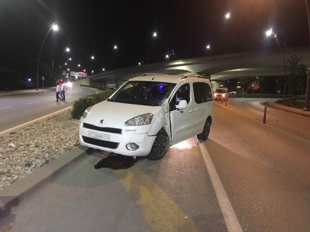 Ceza yememek için kaçtı; hem ceza yedi hem de kaza yaptı 