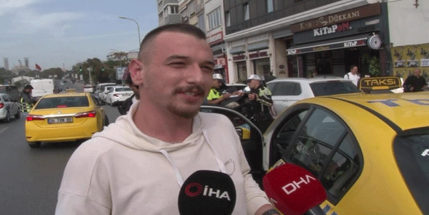 Ceza yiyen taksici hatasını kabullendi