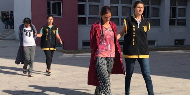 Adana'da cezaevinden çıkan hamile kadın, hırsızlık yaparken yakalandı