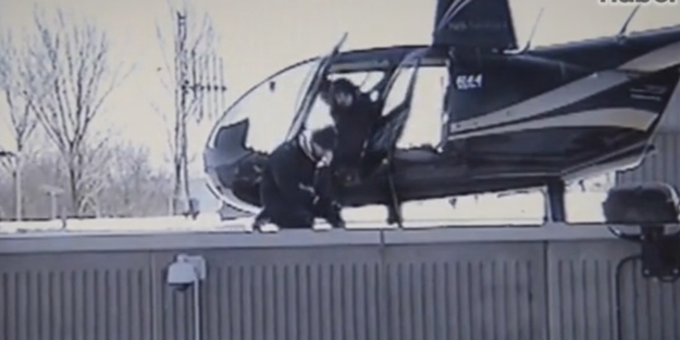 Cezaevinden helikopterle kaçtılar!