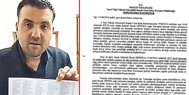 Cezaevinden yayına geçti! Adalet Bakanı’na seslendi…