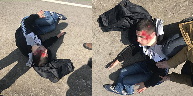 Cezaevine giderken polis aracından atladı!