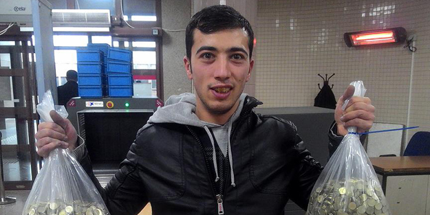 Bin 200 liralık cezayı böyle ödemek istedi!