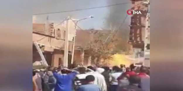 Doğalgaz patladı! Evler çöktü