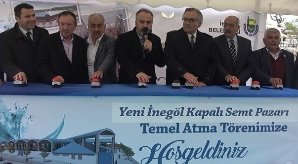 İnegöl yeni kapalı semt pazarına kavuşuyor