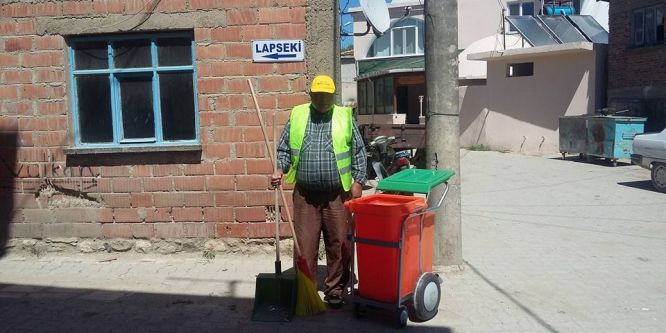 Köylerde temizlik çalışması